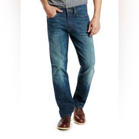Levi’s Slim Straight 514 Denim Blue Jeans Men’s Size 38/32